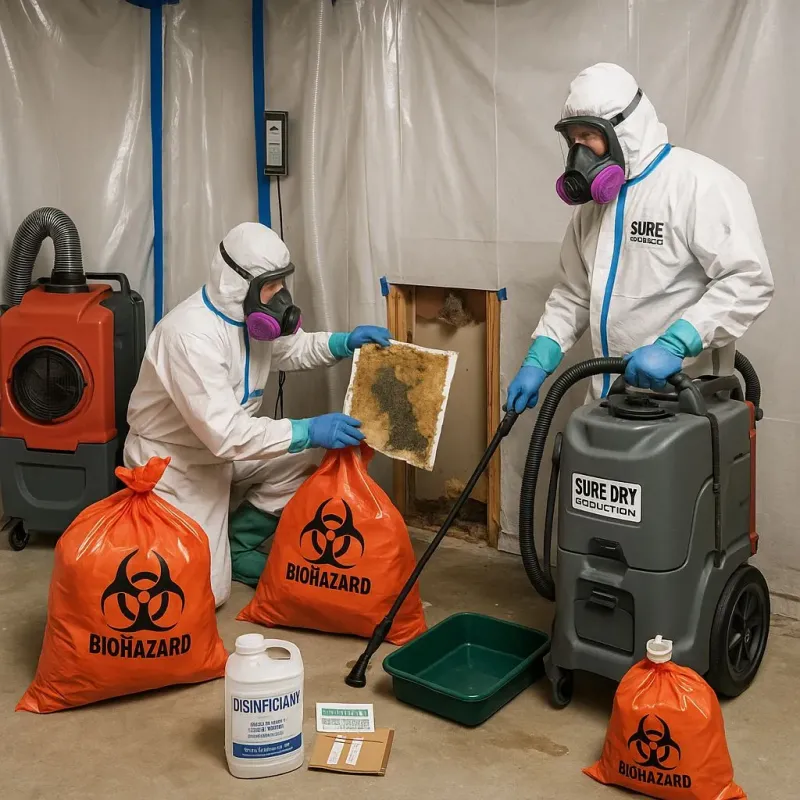 Contaminated Water Handling Protocols process in Texanna, OK